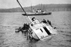 SS Iroquois sinking