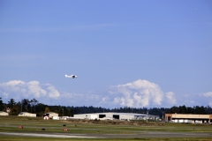 Victoria Airport plane flying saanich Peninsula Sidney BC